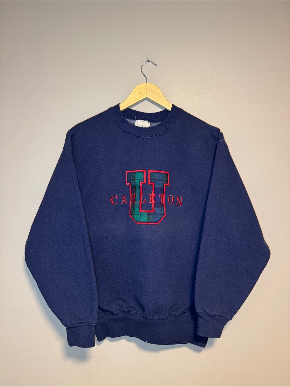 Vintage Carleton University Crewneck / 1992 / Medium